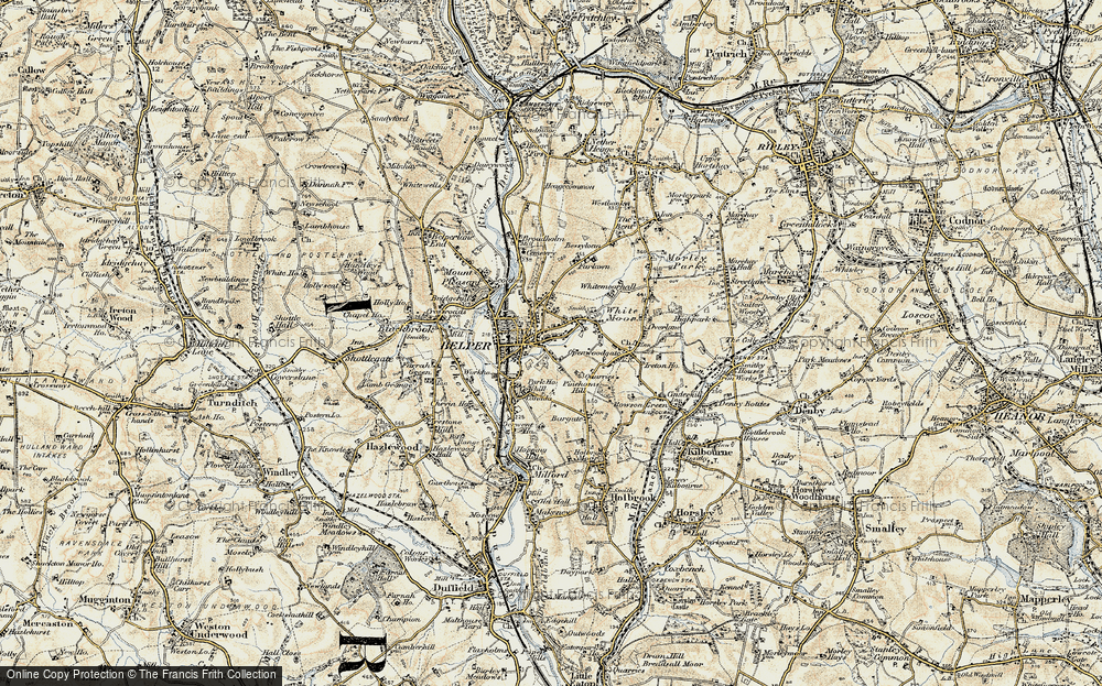 Old Map of Belper, 1902 in 1902