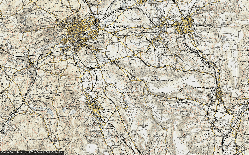 Old Map of Belthorn, 1903 in 1903