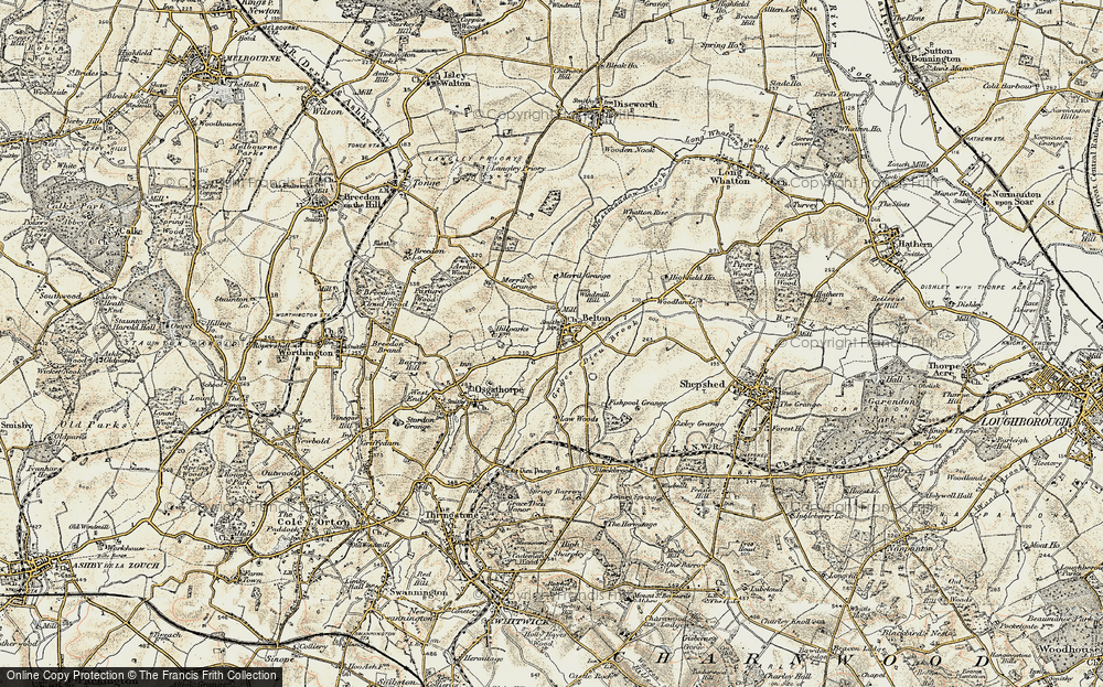 Old Map of Belton, 1902-1903 in 1902-1903