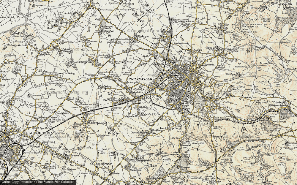 Old Map of Benhall, 1898-1900 in 1898-1900