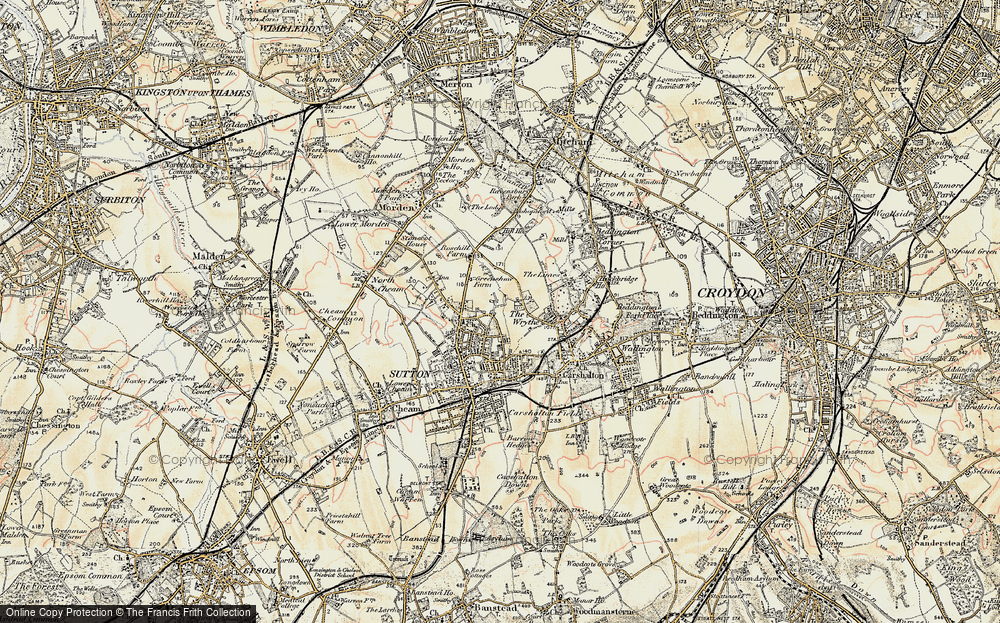 Old Map of Benhilton, 1897-1909 in 1897-1909