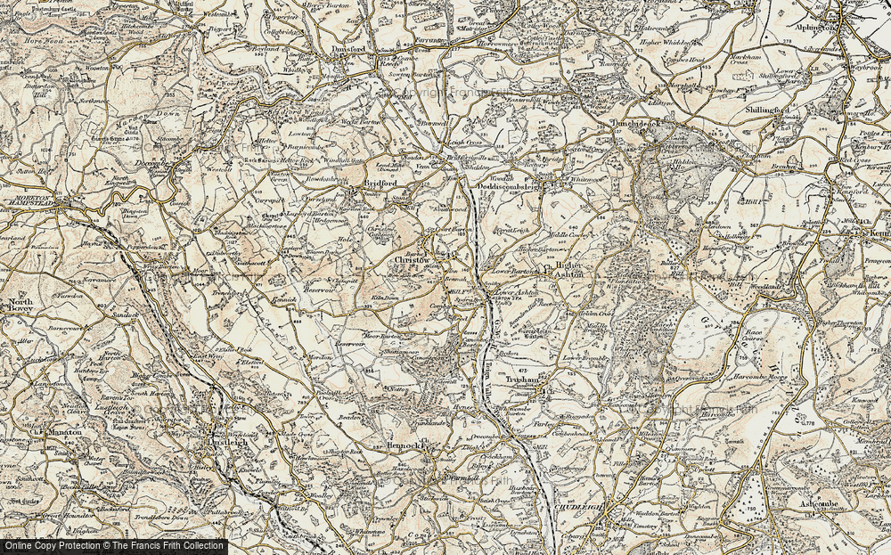 Old Map of Bennah, 1899-1900 in 1899-1900