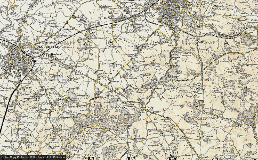 Old Map of Bentham, 1898-1900 in 1898-1900
