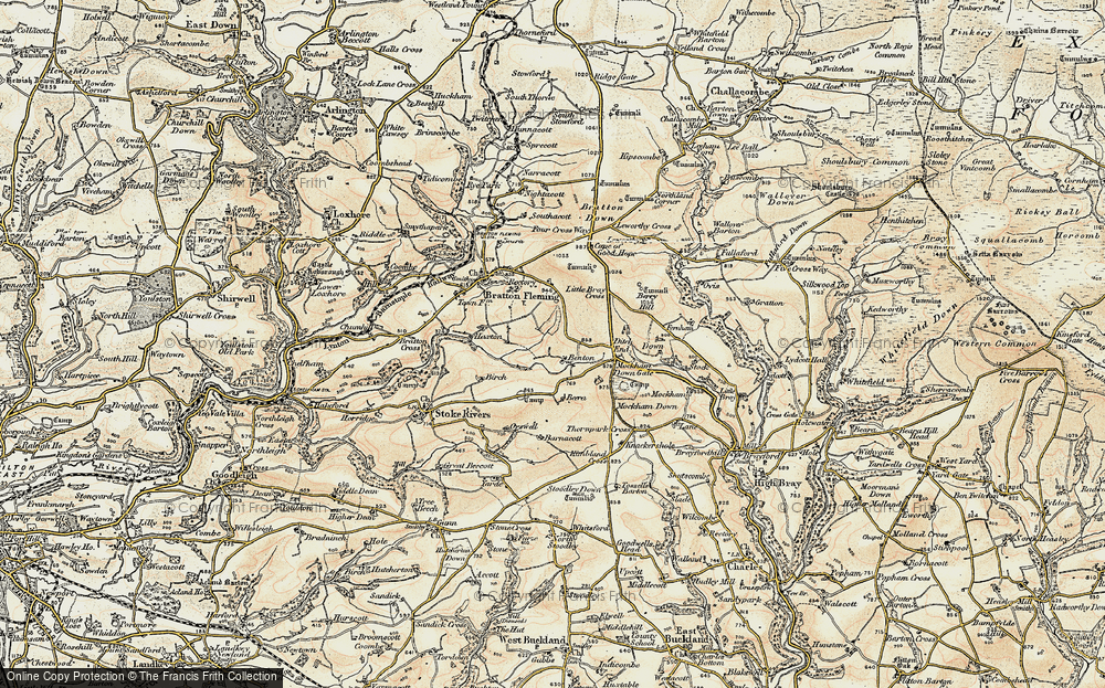 Old Map of Benton, 1900 in 1900