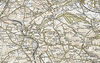 Old map of Bents Head in 1903-1904