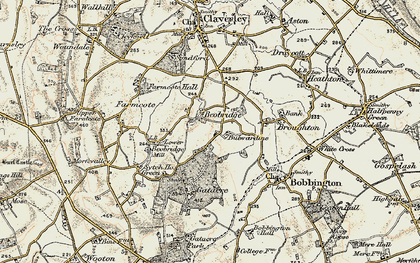 Old map of Bulwardine in 1902