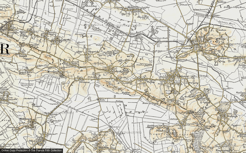 Old Map of Berhill, 1898-1900 in 1898-1900