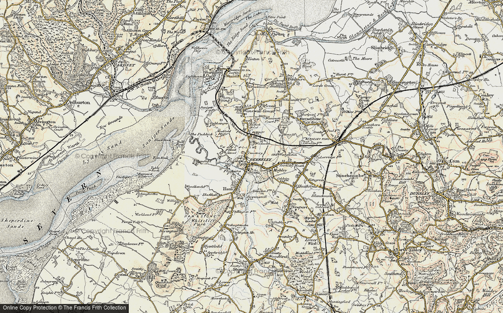 Old Map of Berkeley, 1899-1900 in 1899-1900