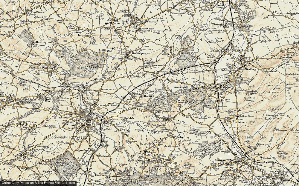 Old Map of Berkley, 1898-1899 in 1898-1899