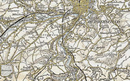 Old map of Berry Brow in 1903
