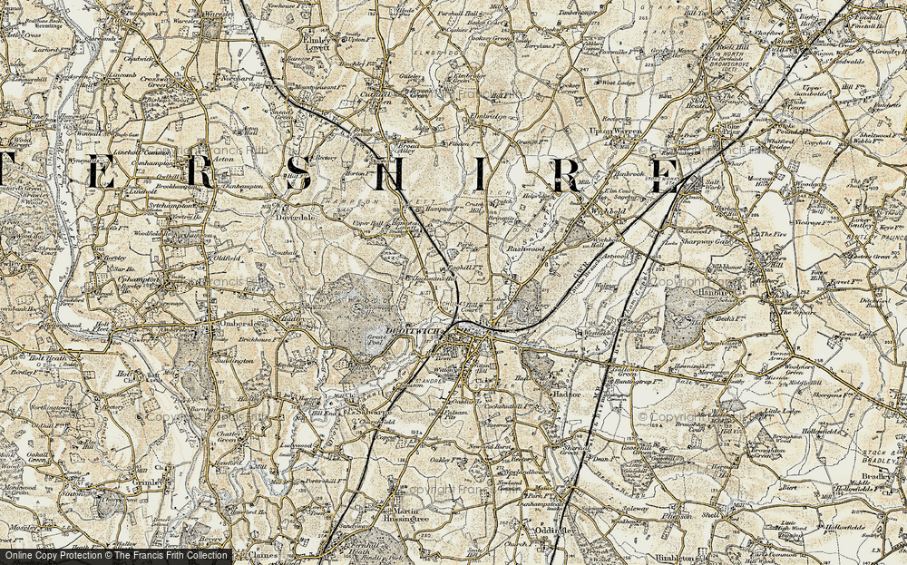 Old Map of Berry Hill, 1899-1902 in 1899-1902