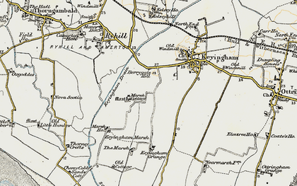Old map of Berrygate Hill in 1903-1908