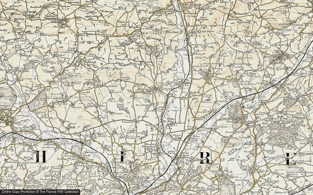 Old Map of Berrysbridge, 1898-1900 in 1898-1900