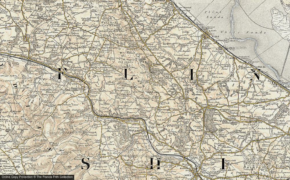 Old Map of Berth-ddu, 1902-1903 in 1902-1903