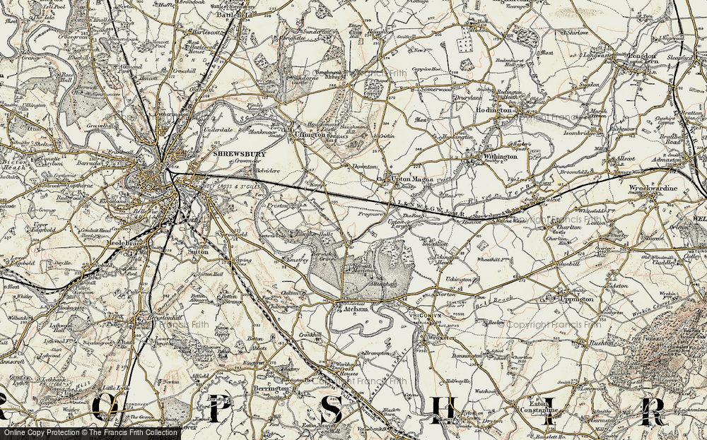 Old Map of Berwick Wharf, 1902 in 1902