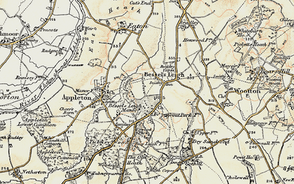Old map of Bessels Leigh in 1897-1899