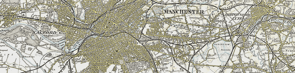 Old map of Beswick in 1903