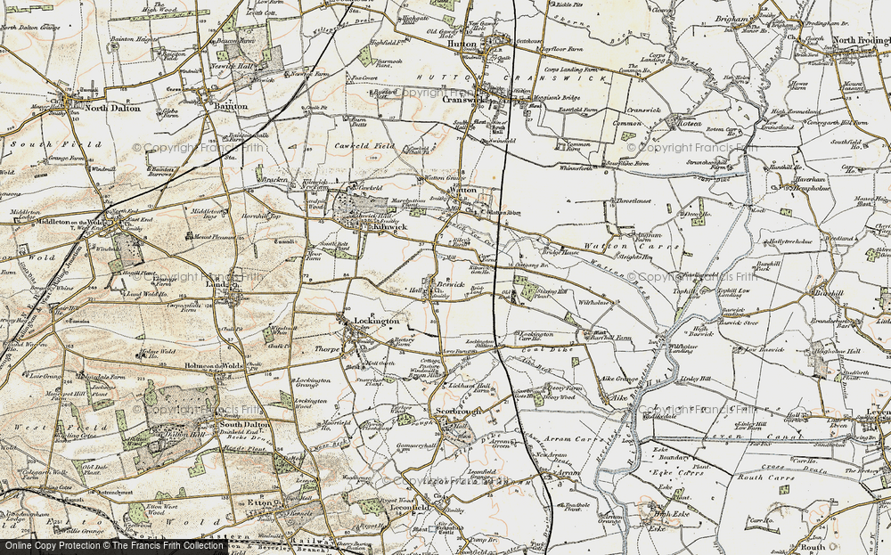 Old Map of Beswick, 1903 in 1903