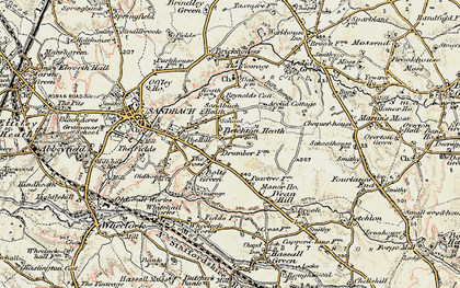 Old map of Betchton Heath in 1902-1903