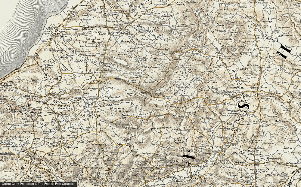 Old Map of Bethania, 1901-1903 in 1901-1903
