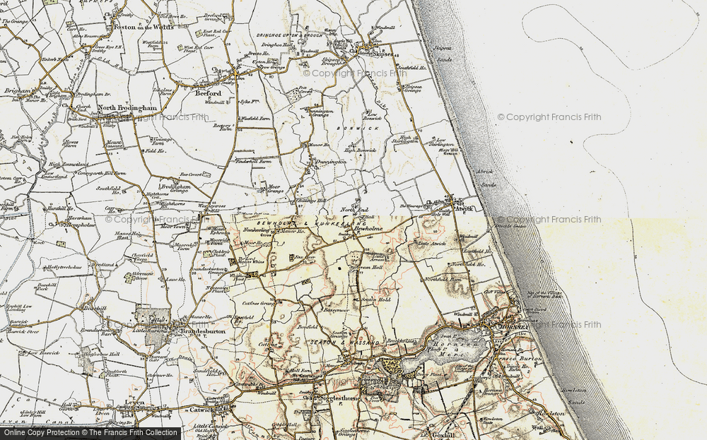 Old Map of Bewholme, 1903 in 1903