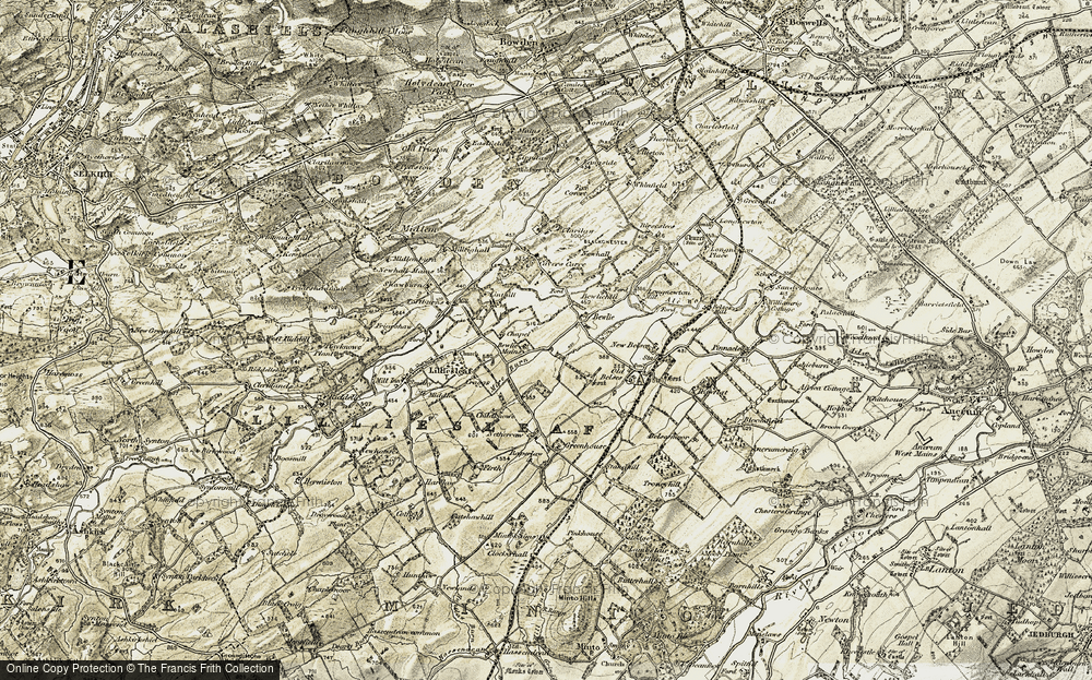 Old Map of Bewlie Mains, 1901-1904 in 1901-1904