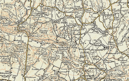 Old map of Bexleyhill Common in 1897-1900