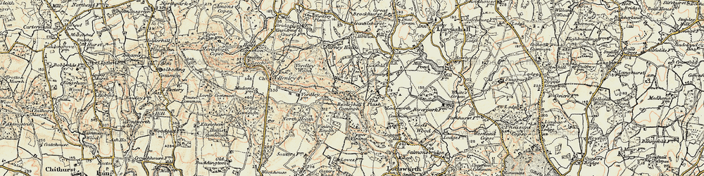 Old map of Bexleyhill in 1897-1900