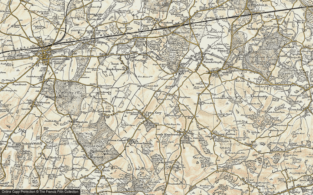 Old Map of Bidden, 1900 in 1900