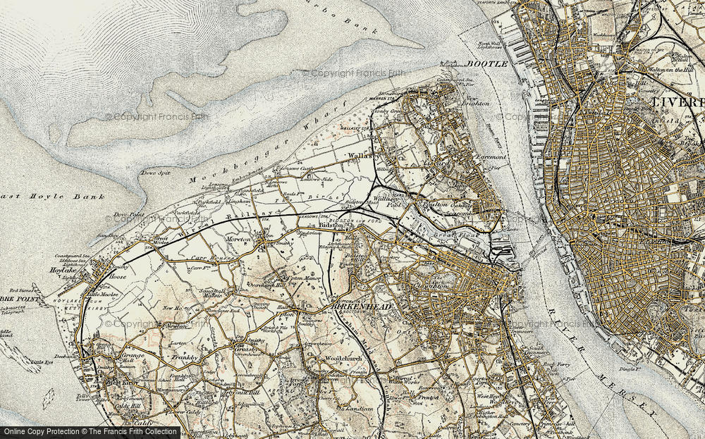 Old Map of Bidston, 1902-1903 in 1902-1903