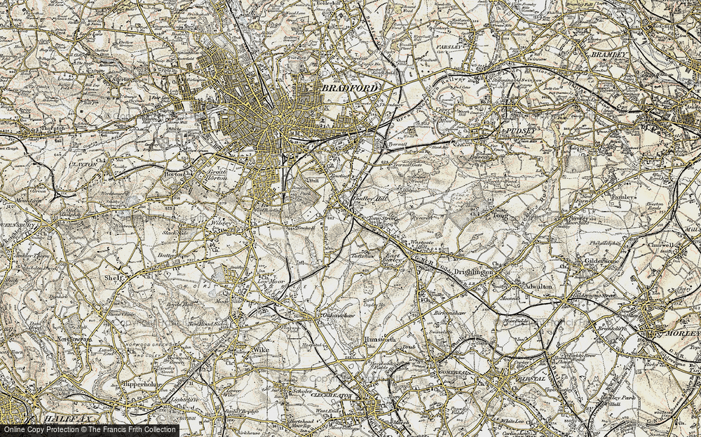 Old Map of Bierley, 1903 in 1903