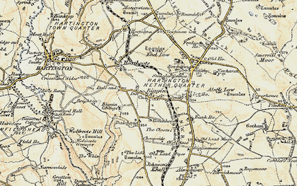Old map of Biggin in 1902-1903