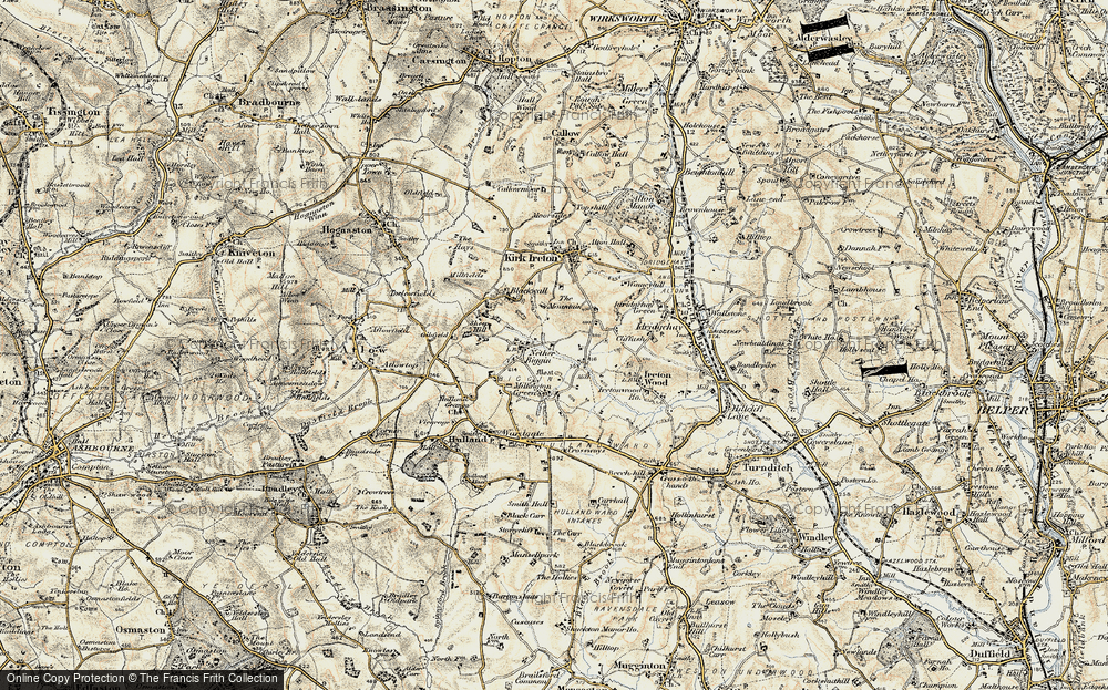 Old Map of Biggin, 1902 in 1902