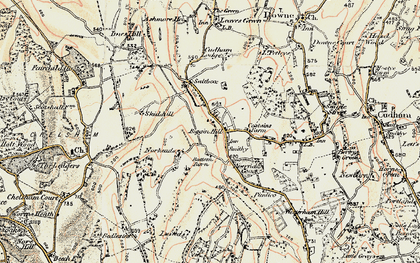 Old map of Biggin Hill in 1897-1902
