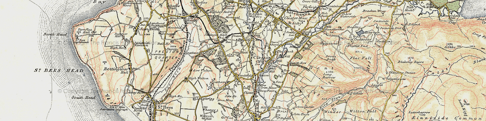 Old map of Bigrigg in 1903-1904