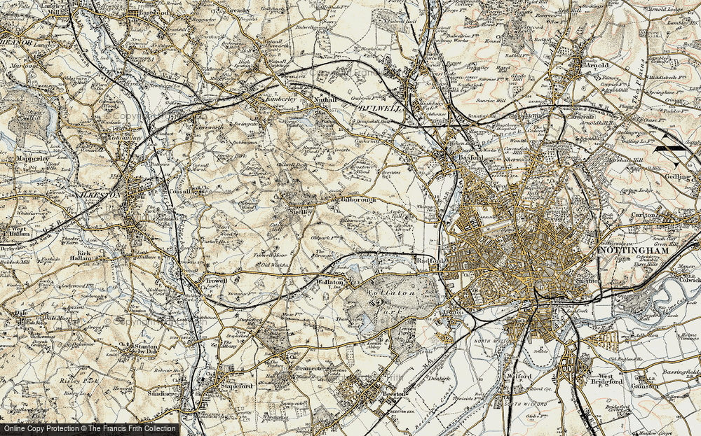 Old Map of Bilborough, 1902-1903 in 1902-1903