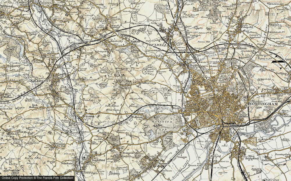 Historic Ordnance Survey Map of Bilborough, 1902-1903