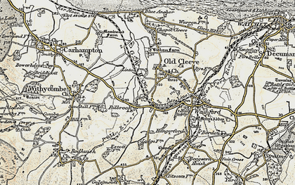 Old map of Linton in 1898-1900