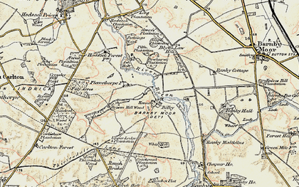 Old map of Broom Hill Wood in 1902-1903