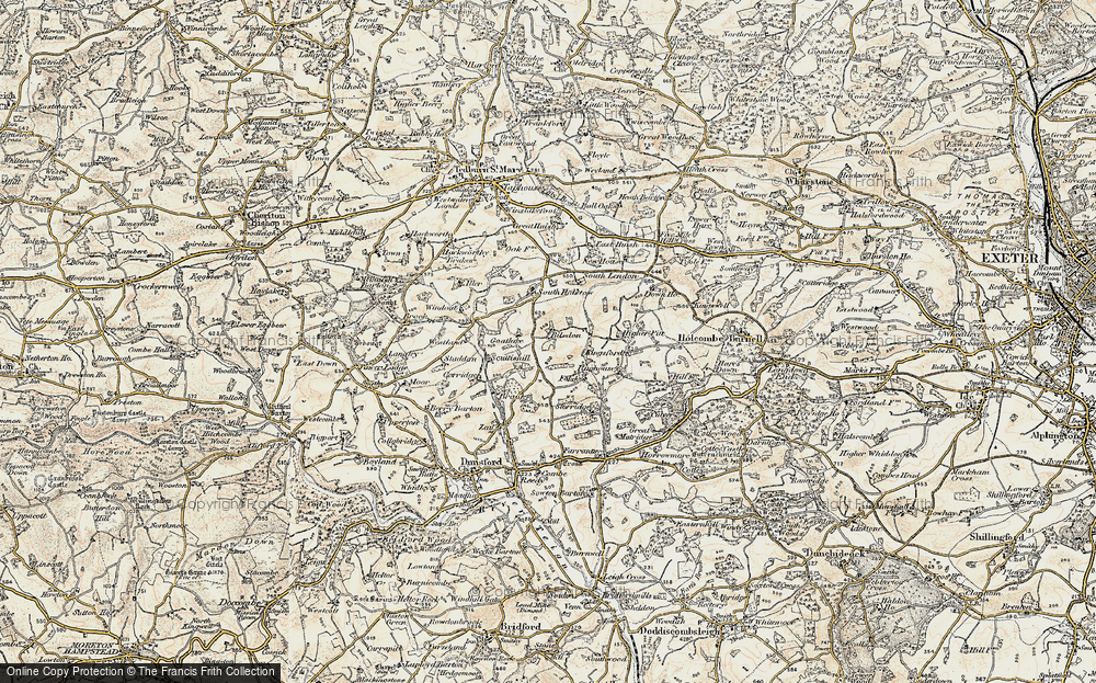 Old Map of Bilsdon, 1899-1900 in 1899-1900