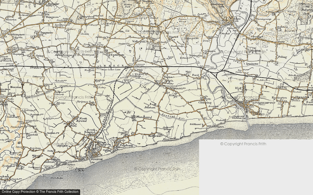 Old Map of Bilsham, 1897-1899 in 1897-1899