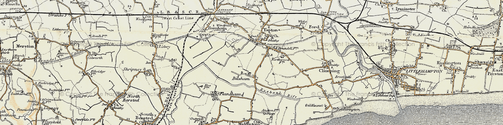 Old map of Bilsham in 1897-1899