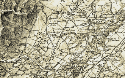Old map of Bilston in 1903-1904