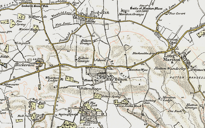 Old map of Bilton in Ainsty in 1903-1904