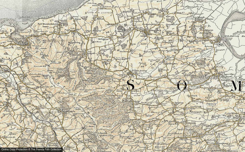 Old Map of Bincombe, 1898-1900 in 1898-1900