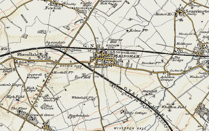 Old map of Bingham in 1902-1903
