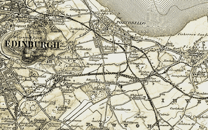 Old map of Bingham in 1903-1904