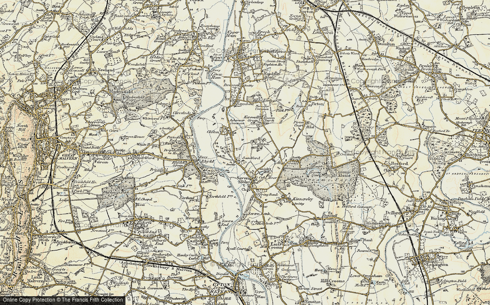 Old Map of Birch Green, 1899-1901 in 1899-1901