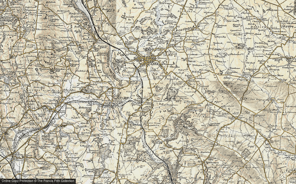 Old Map of Birchall, 1902-1903 in 1902-1903