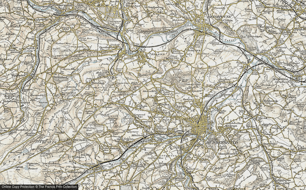 Old Map of Birchencliffe, 1903 in 1903